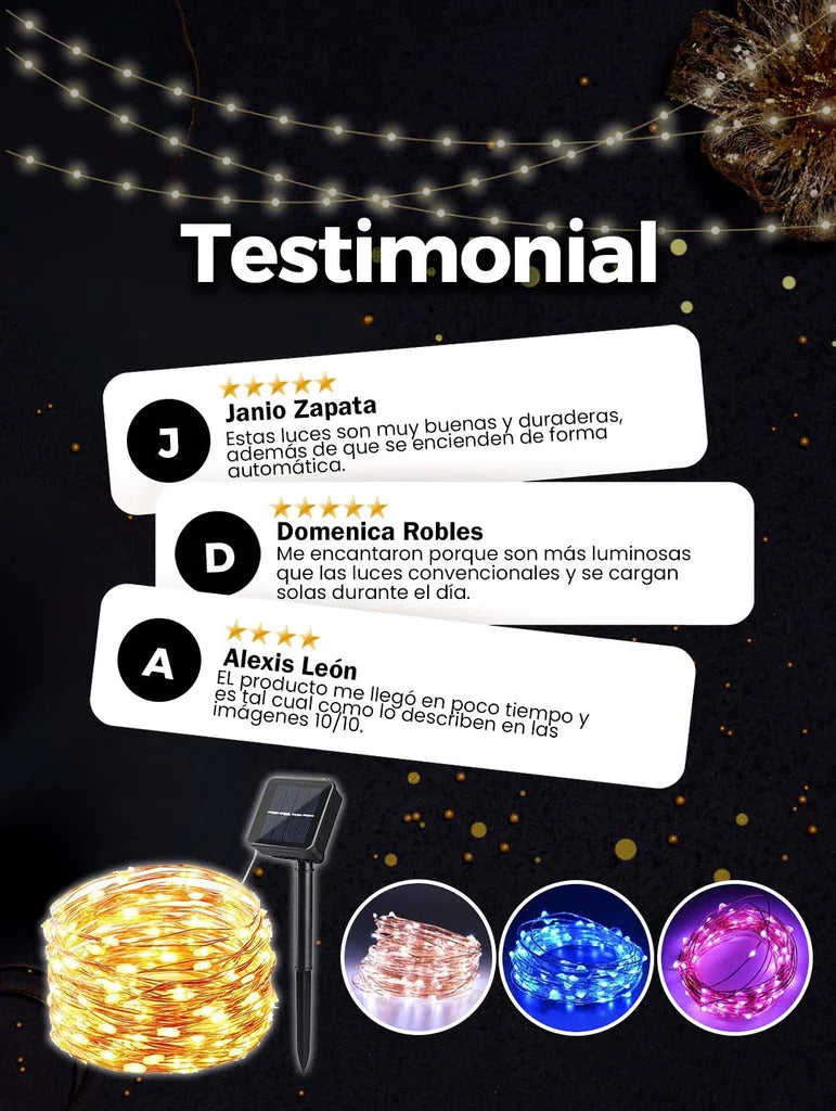 LUCES LED NAVIDEÑAS 2025 + REGALO DE LAMPARÀ ACRILICA NAVIDEÑA