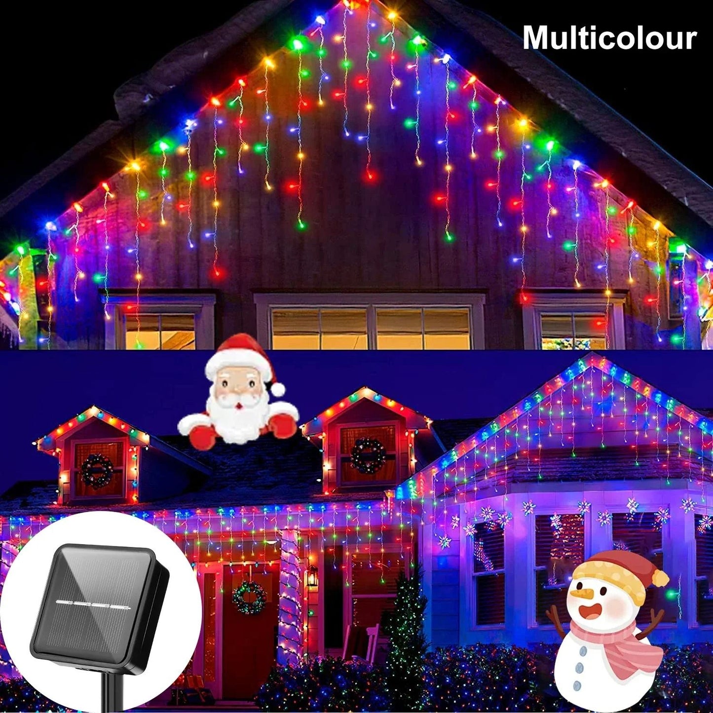LUCES LED NAVIDEÑAS 2025 + REGALO DE LAMPARÀ ACRILICA NAVIDEÑA