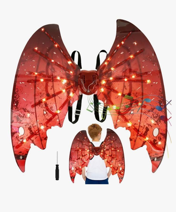 🪽Alas de mariposa con movimiento led🦋